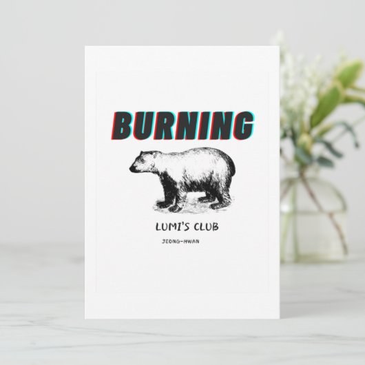 Invitation Burning Classic (Debout devant)