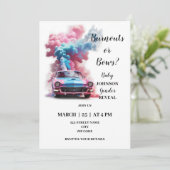 Invitation Burnouts ou arcs thème genre révéler l'invitation (Debout devant)