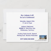 Invitation Burros Ouest (Dos)