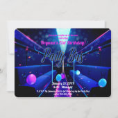 Invitation Bus de fête éclairage Party Club Sauter 21e annive (Devant)