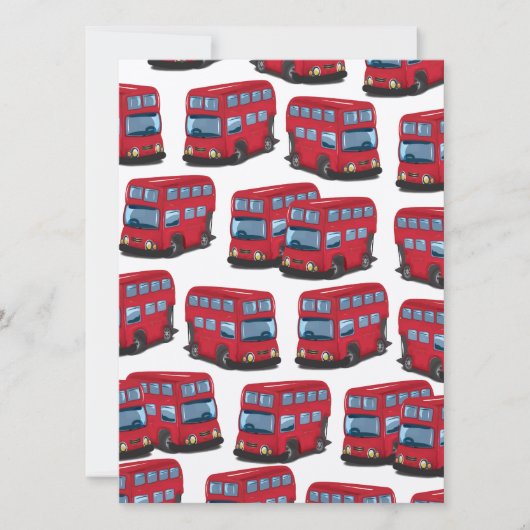 Invitation Bus de Londres (Devant)