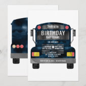 Invitation Bus de soirée en bar à boeuf (Devant / Derrière)