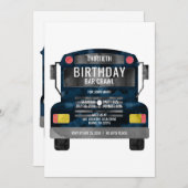 Invitation Bus de soirée tournée des bars (Devant / Derrière)