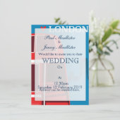 Invitation Bus rouge de Londres (Debout devant)