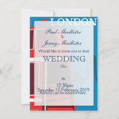 Invitation Bus rouge de Londres (Devant)