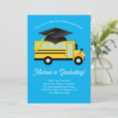 Invitation Bus scolaire Primaire de l'école (Debout devant)