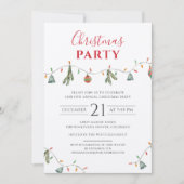 Invitation Business annuel Noël Fête (Devant)