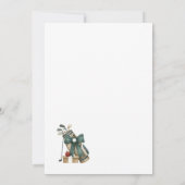 Invitation Business Christmas Golf Theme Party Par Tee (Dos)