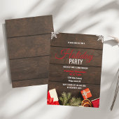 Invitation Business Company Wooden Corporate holiday party