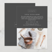 Invitation Business Event Minimalist Professional Photo (Devant / Derrière)