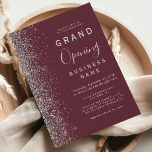 Invitation Business Grand Ouverture Bourgogne Parties scintil