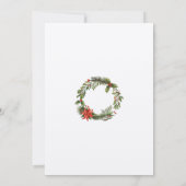 Invitation Business Logo Botanical Christmas Party (Dos)