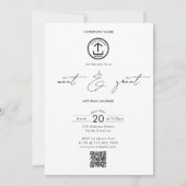 Invitation Business Networking Dinner Event Logo Script (Devant)