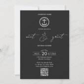 Invitation Business Networking Dinner Event Logo Script (Devant)