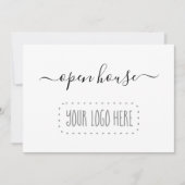 Invitation Business Open House - Ajouter un logo (Devant)