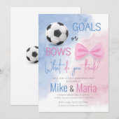 Invitation Buts ou arcs genre révéler l'invitation (Devant / Derrière)