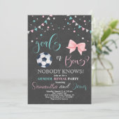 Invitation Buts ou Bows Parti de révélation de genre (Debout devant)