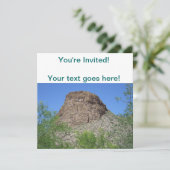 Invitation Butte Tortilla Flats (Debout devant)