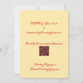 Invitation Butter Yellow & Honeysuckle Photo Wedding (Dos)