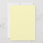 Invitation Butter Yellow Typography Minimalist Wedding (Dos)