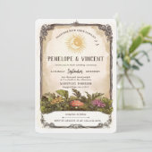 Invitation Butterflies and Mushrooms Tarot Wedding (Debout devant)