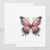 Invitation butterfly (Devant / Derrière)