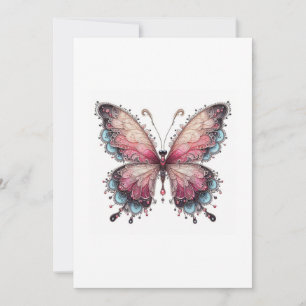 Invitation butterfly