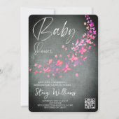 Invitation Butterfly Baby Shower (Devant)