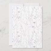 Invitation Butterfly Baby shower moderne Boho Girl (Dos)