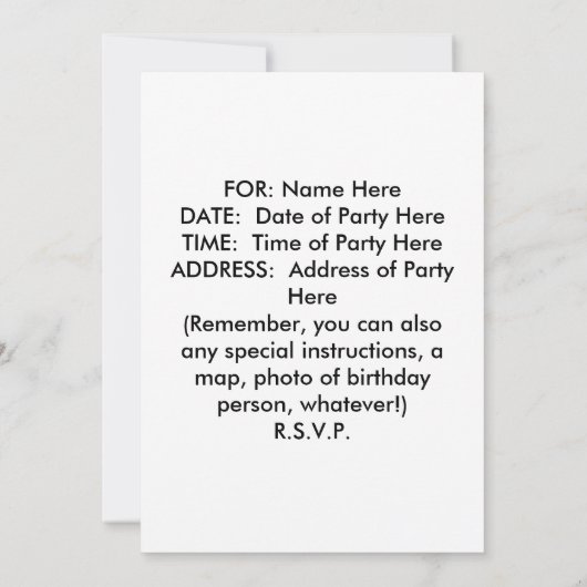 Invitation - BUTTERFLY POP ART (Dos)