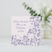 Invitation Butterfly Romance / Deep Lavendar (Debout devant)