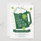 Invitation Buvons l'Irish St Patrick's Party (Devant)