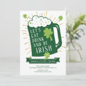 Invitation Buvons l'Irish St Patrick's Party (Debout devant)