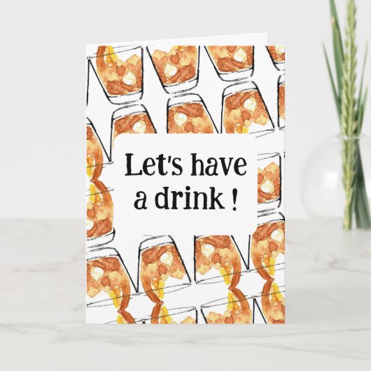 Invitation Buvons un verre ! (Devant)