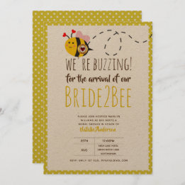 Invitation BUZZING pour l'ARRIVÉE de BRIDE2BEE Fête des marié