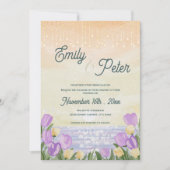 Invitation “By the Sea” Watercolor Beach Wedding (Devant)
