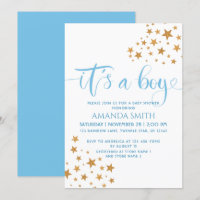 C’est un garçon étoile jaune Baby shower garçon