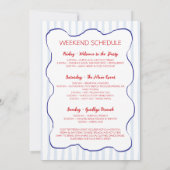 Invitation C’est une fin de semaine de bachelorette au homard (Dos)