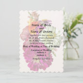 Invitation c_ZinniaTeintesMélangéesZinnia Bouquet Fleurs Vari (Debout devant)