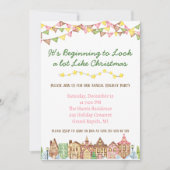 Invitation Ça commence à ressembler beaucoup à Noël (Devant)