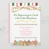 Invitation Ça commence à ressembler beaucoup à Noël (Devant / Derrière)