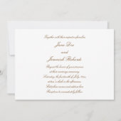 Invitation Ca' D'Oro (Dos)