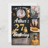 Invitation Ça M'A Pris Des Années Sur Mesure Âge Drôle Annive (Dos)