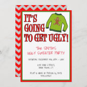 Invitation Ça va devenir un Noël laid et plus sucré (Devant / Derrière)