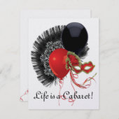 Invitation cabaret (Devant / Derrière)