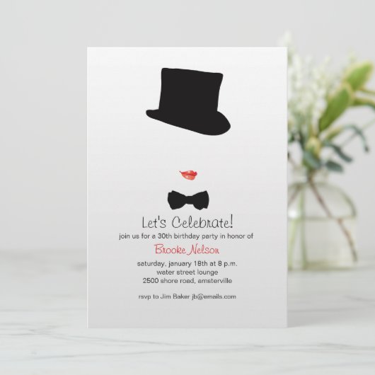 Invitation Cabaret (Debout devant)