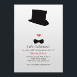 Invitation Cabaret<br><div class="desc">Une invitation écossaise simple avec un chapeau haut, une cravate arc et de belles lèvres rouges. C'est une excellente invitation pour fêter un anniversaire ! La carte est facile à customiser avec votre libellé, police, couleur de police et choix de six types de papier. Pas exactement ce que vous cherchez...</div>