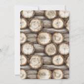 Invitation Cabine de bois 50e anniversaire (Dos)