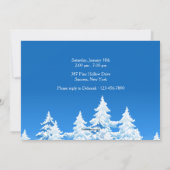 Invitation Cabine de neige (Dos)