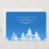 Invitation Cabine enneigée (Dos)